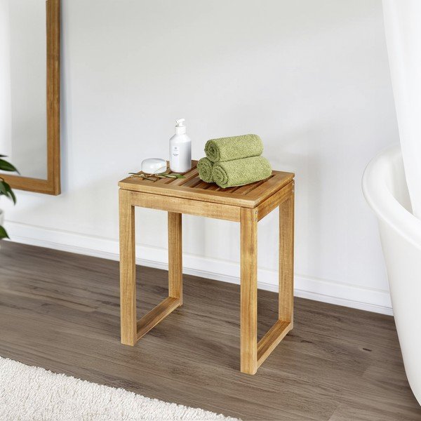 Natúr színű akácfa ülőke Fondi – Wenko-image-1