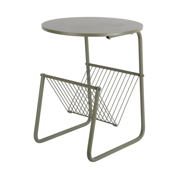 Fém kerek tárolóasztal ø 40 cm Riqueza Revista – Leitmotiv