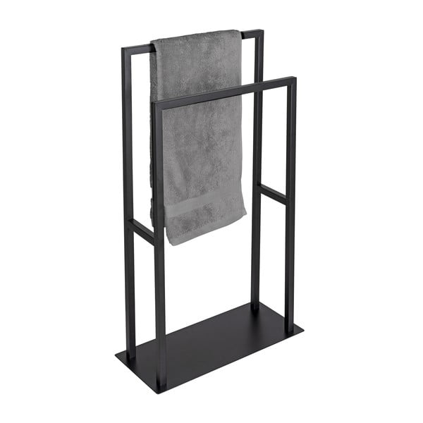 Fekete rozsdamentes acél törölközőtartó állvány Rivaltana – Wenko-image-4