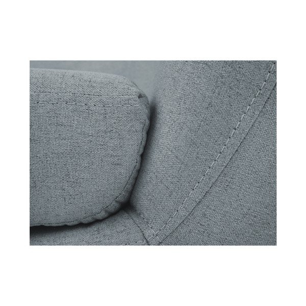 Piemont világoskék fotel barna lábakkal - Mazzini Sofas-image-4