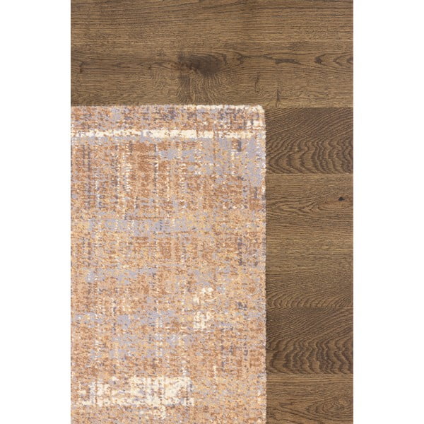 Barna gyapjú szőnyeg 133x180 cm Layers – Agnella-image-3