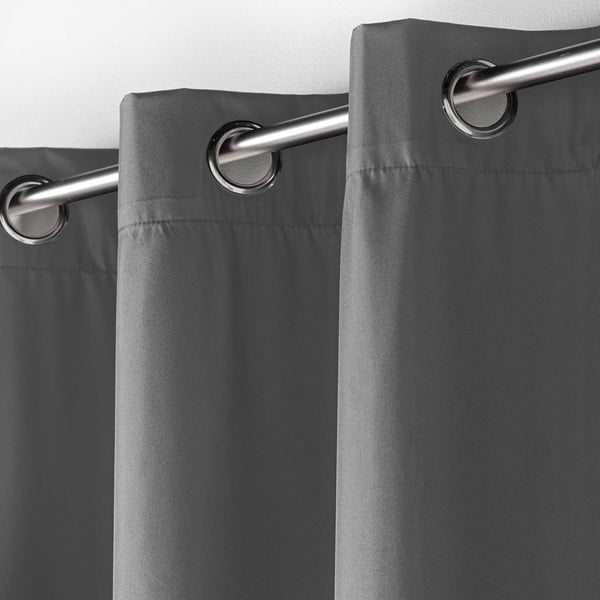 Antracitszürke termo függöny 140x260 cm Icemount – douceur d'intérieur-image-1