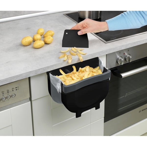 Black Outdoor Kitchen Fago fekete függő hulladékgyűjtő, 5 l - Wenko-image-1