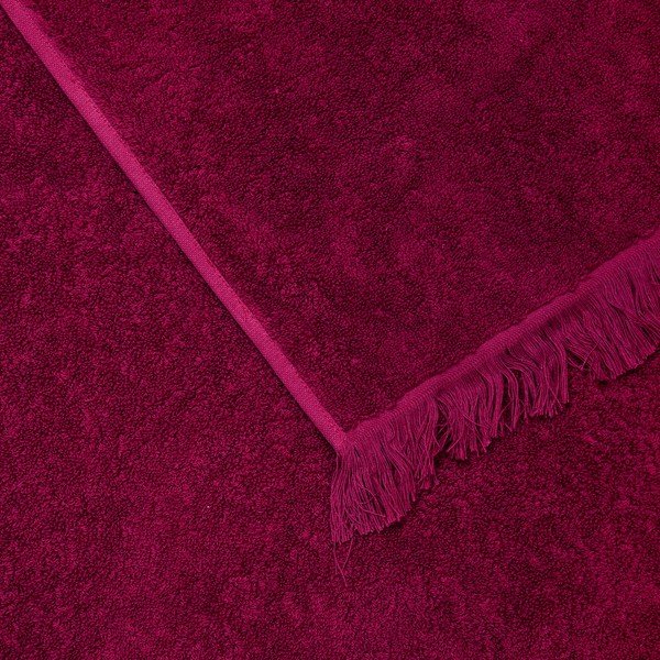 Bath borvörös pamut fürdőlepedőkészlet, 2 részes, 70 x 140 cm - Casa Di Bassi-image-2