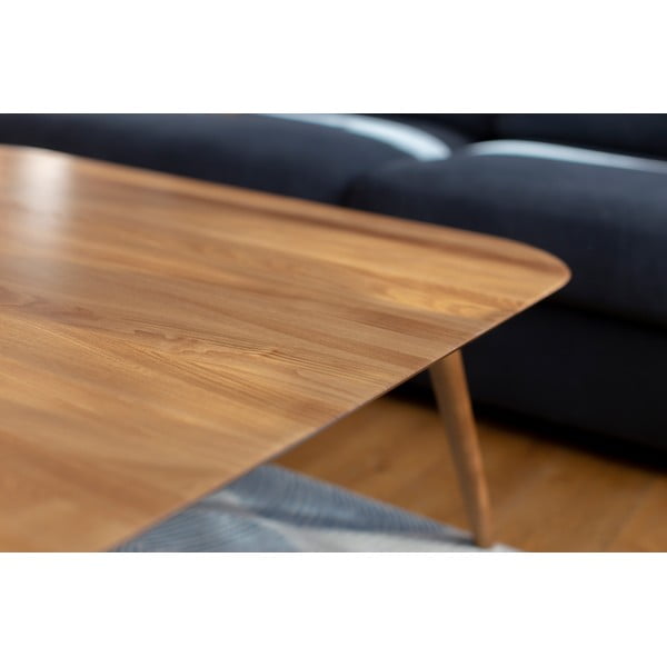 Contrast Tetra kőrisfa dohányzóasztal, 110 x 110cm - Ragaba-image-2