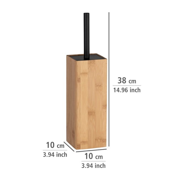 Padua bambusz WC-kefe tartó - Wenko-image-3