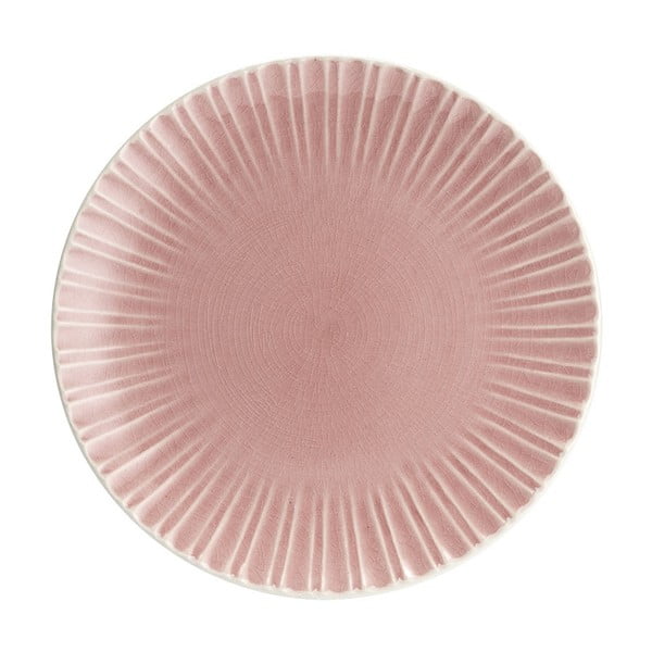 Mia rózsaszín agyagkerámia tányér, ⌀ 21,5 cm - Ladelle
