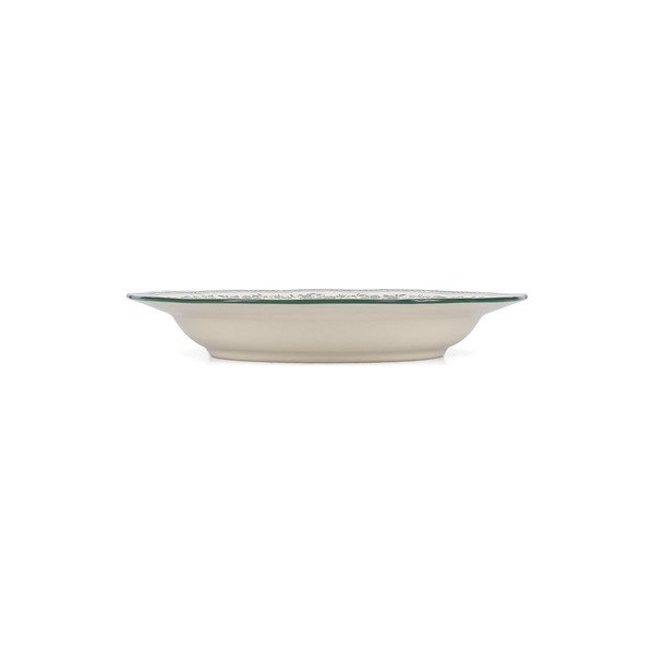 Zöld-elefántcsont színű mély porcelán tányér ø 23 cm Cyril – S|P Collection-image-3