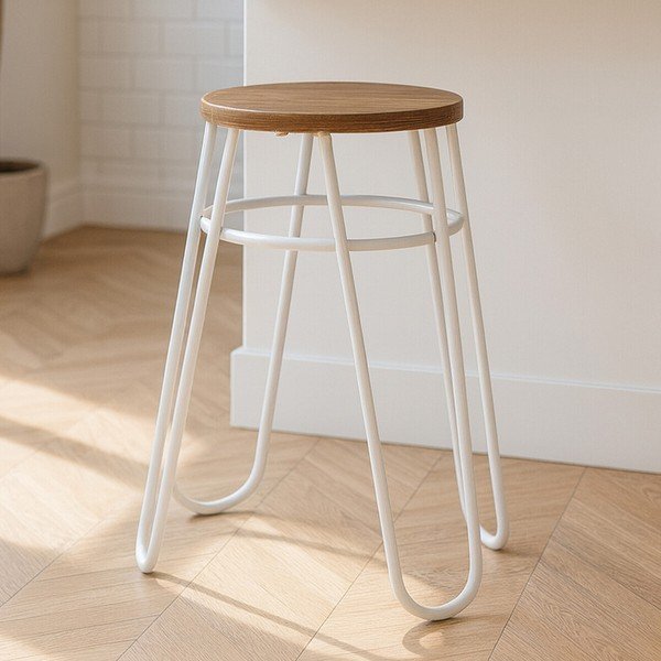 Szürke-natúr színű szilfa ülőke District – Premier Housewares-image-3
