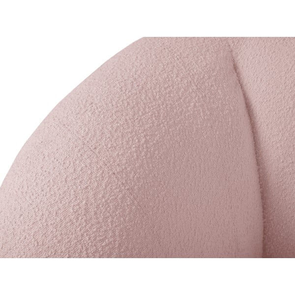 Világos rózsaszín buklé fotel Essen – Cosmopolitan Design-image-4