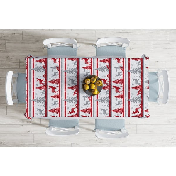 White Landscape karácsonyi pamutkeverék asztalterítő, 140 x 180 cm - Minimalist Cushion Covers-image-1