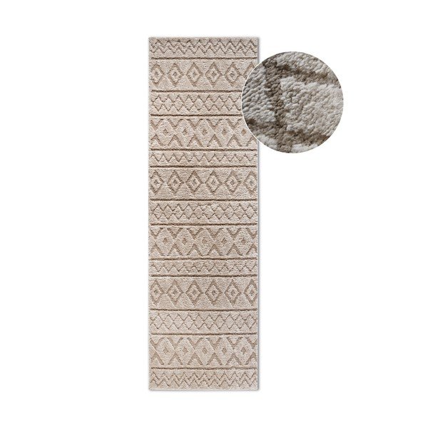 Bézs futószőnyeg 80x240 cm Carpet Itinerance Beige – Elle Decoration