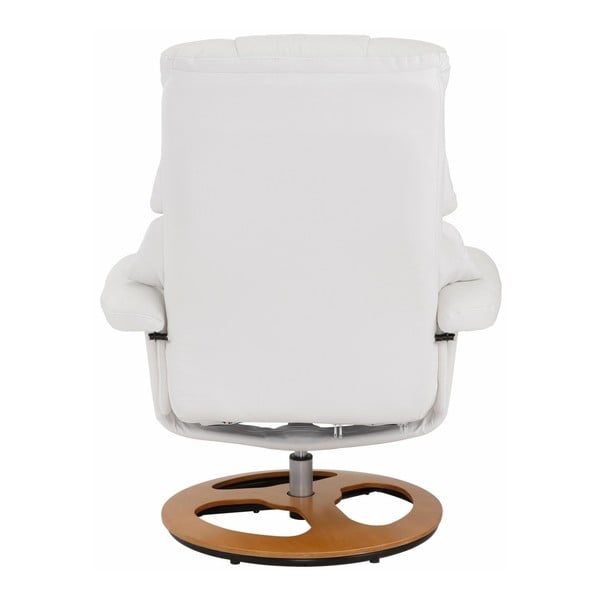 Tony fehér pihenő fotel lábtartóval - Støraa-image-3