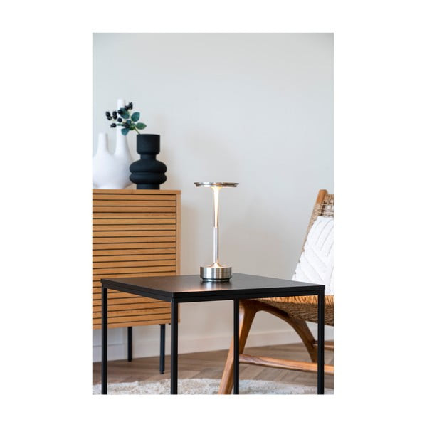 Ezüstszínű LED asztali lámpa (magasság 28,5 cm) Lyneham – House Nordic-image-2