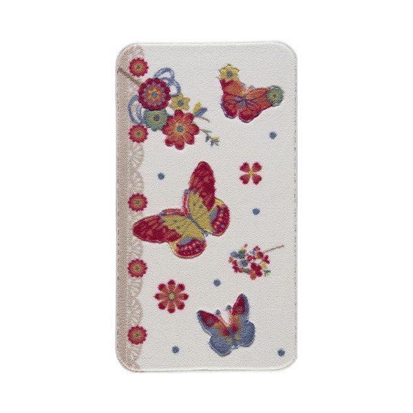 Confetti Bathmats Battus Red fürdőszobai szőnyeg, 55 x 57 cm-image-1