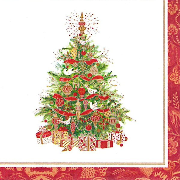 Spirit Tree 10 db-os papírszalvéta szett karácsonyi motívummal - PPD