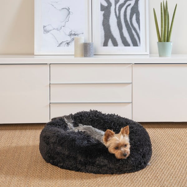 Fekete fekhely kutyáknak ø 55 cm – Love Story-image-1