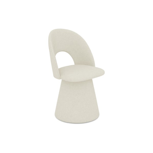 Krémszínű kárpitozott étkezőfotel Kalo – Makamii