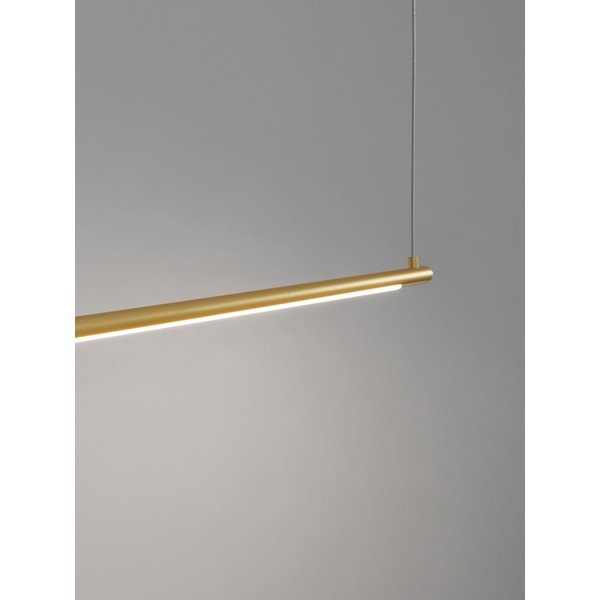 Sárgaréz színű alumínium LED függőlámpa Elettra – Nova Luce-image-3