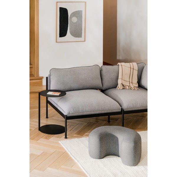 Szürke gyapjú puff Ü – noo.ma-image-1