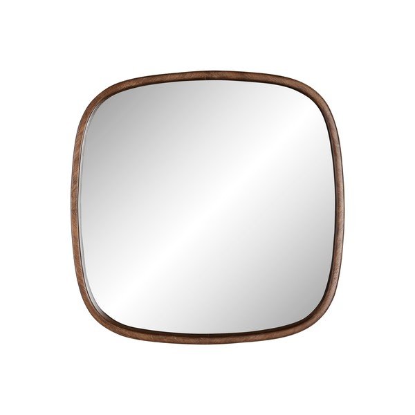 Fali tükör tömörfa kerettel 50x50 cm Nyko – White Label