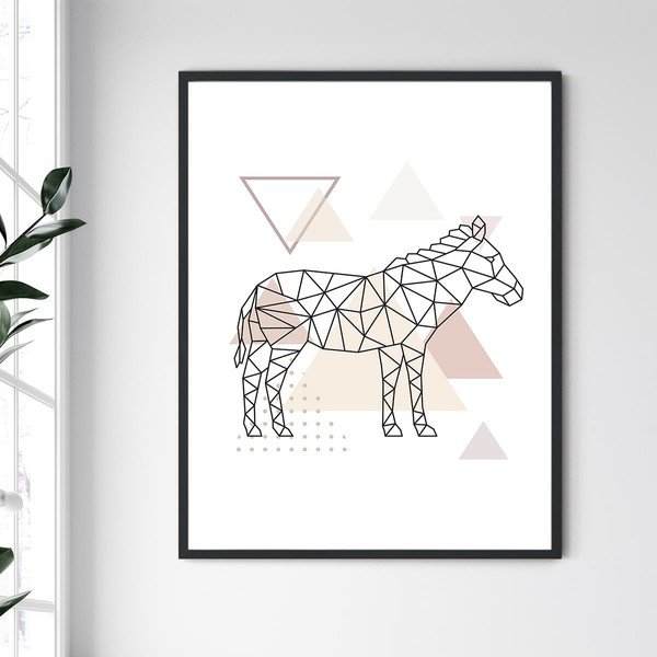 Donkey keretezett kép, 30 x 40 cm - North Carolina Frame
