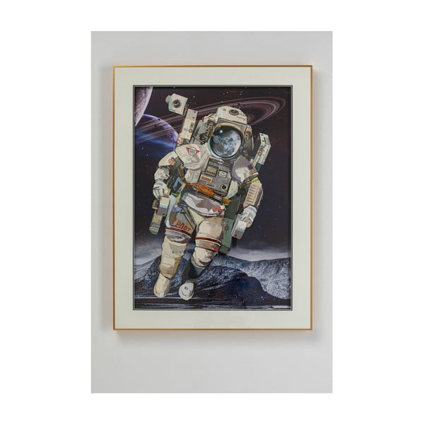 Astronaut keretezett kép, 100 x 75 cm - Kare Design
