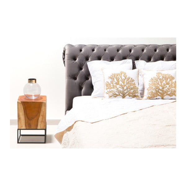 Allon szürke bükkfa ágy, 180 x 200 cm - Vivonita-image-3