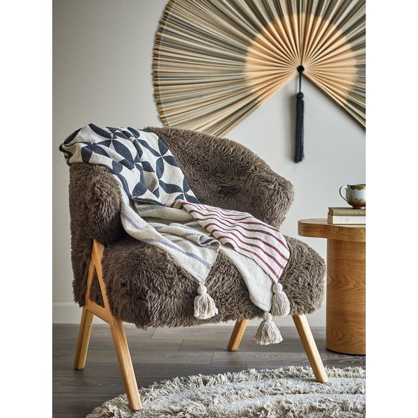 Pamutkeverék takaró 130x155 cm Forma – Bloomingville-image-2