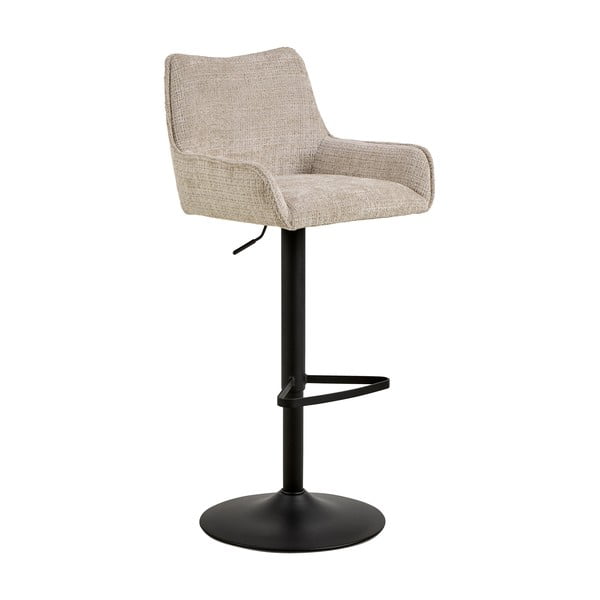 Bézs állítható magasságú karfás bárszék (ülésmagasság 85 cm) Eddie – Actona