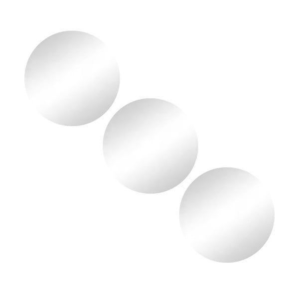 Fali tükör szett 3 db-os ø 15 cm – MSV