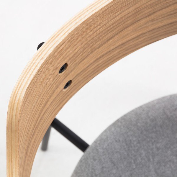 Olympia világosszürke étkezőszék - Kave Home-image-1