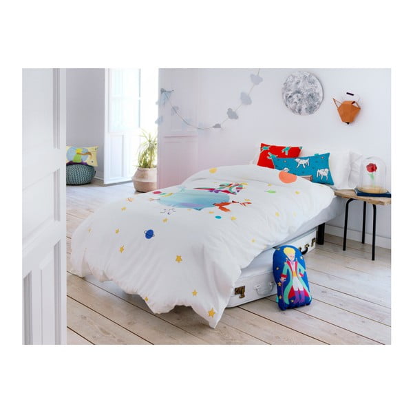 Little Prince gyermek pamut ágynemű- és párnahuzat, 100 x 120 cm - Mr. Fox-image-4