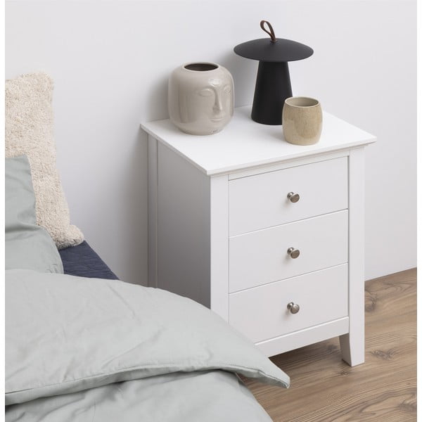 Linnea fehér éjjeliszekrény - Actona-image-1