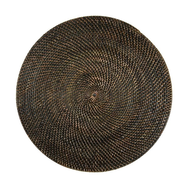 Barna rattan tányéralátét, ø 36 cm - Tiseco Home Studio