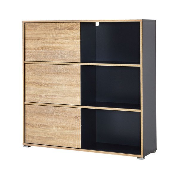 Slide fekete tolóajtós szekrény - Germania-image-2