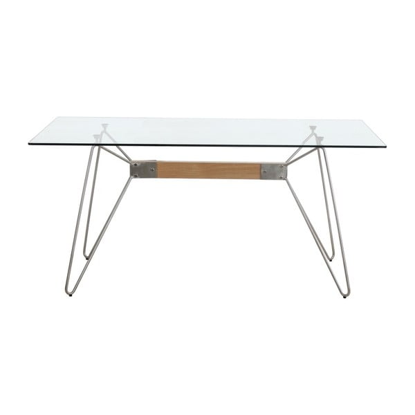 Nicole étkezőasztal fekete lábakkal, 160 x 90 cm - Marckeric-image-1