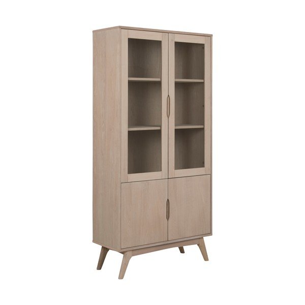 Tálalószekrény tölgyfa dekorral 94x192 cm Marte - Actona-image-1