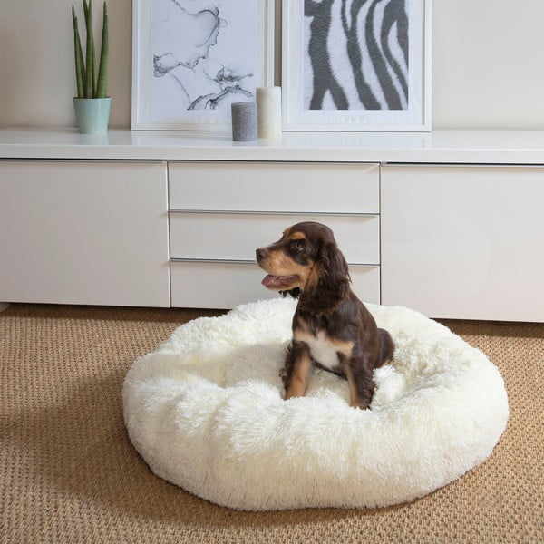 Fekete fekhely kutyáknak ø 75 cm – Love Story-image-1