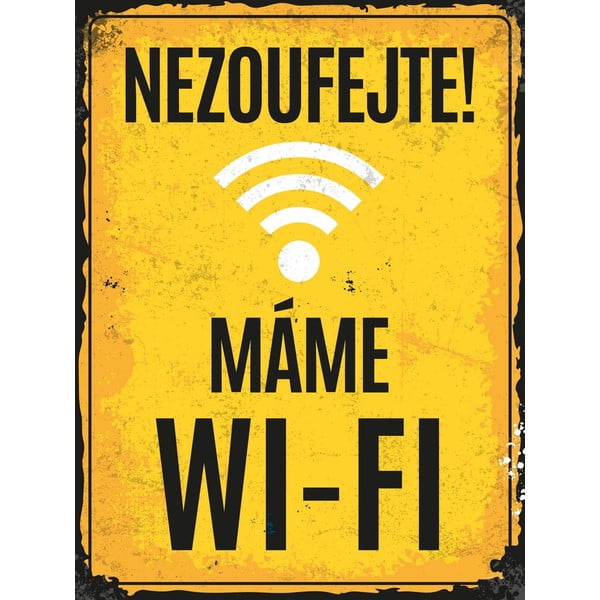 Wi-Fi dekorációs falitábla - Postershop