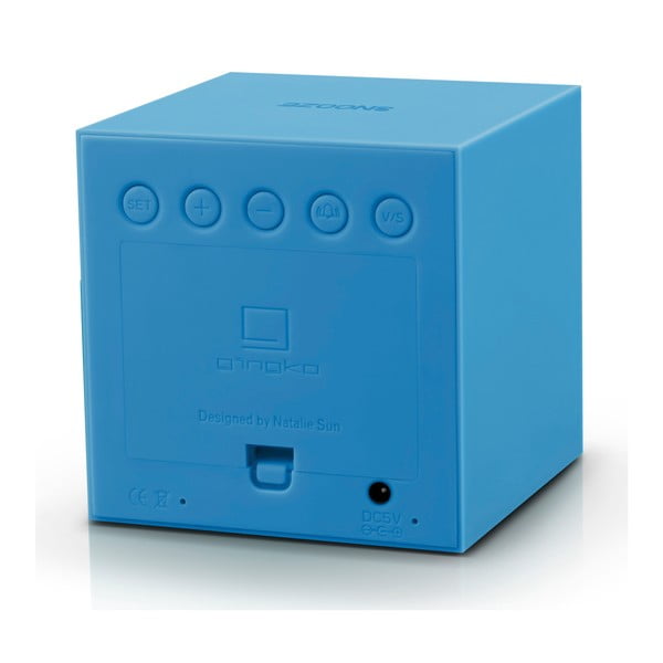 Gravitry Cube azúrkék LED ébresztőóra - Gingko-image-3
