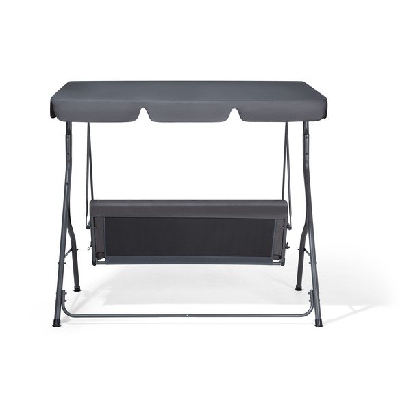 Line szürke háromszemélyes kerti hintaágy - Monobeli-image-2