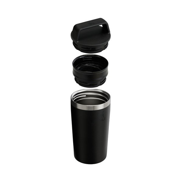 Fekete rozsdamentes acél termobögre 350 ml Café-To-Go Travel Mug Black 2.0 – Stanley-image-1