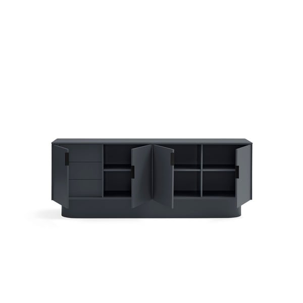 Antracitszürke komód 200x77,5 cm Totem – Teulat-image-4