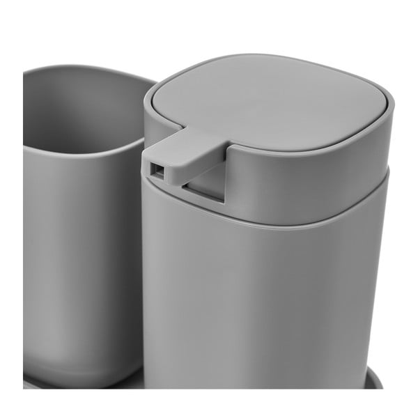 Szürke fürdőszobai kiegészítő szett – Casa Selección-image-2