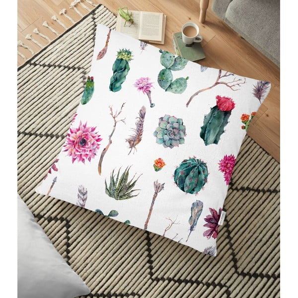 Succulent pamut keverék párnahuzat, 70 x 70 cm - Minimalist Cushion Covers