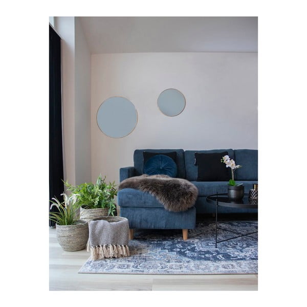 Barna szintetikus szőrme szőnyeg 50x85 cm – House Nordic-image-3