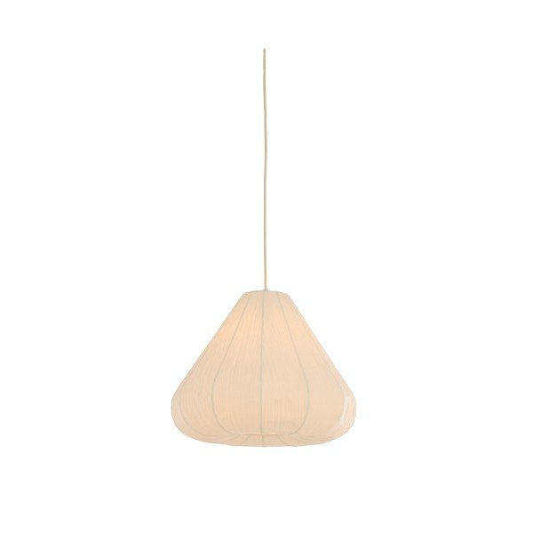 Krémszínű függőlámpa papír búrával ø 10 cm Sarella – Light & Living-image-2