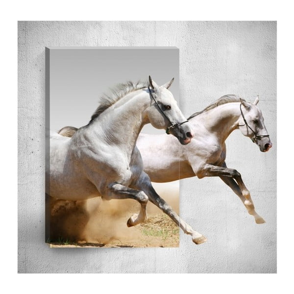 Horses 3D fali kép, 40 x 60 cm - Mosticx