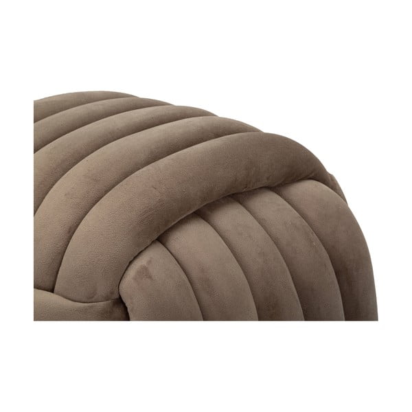 Szürkésbarna bársony puff Softy – Mauro Ferretti-image-4